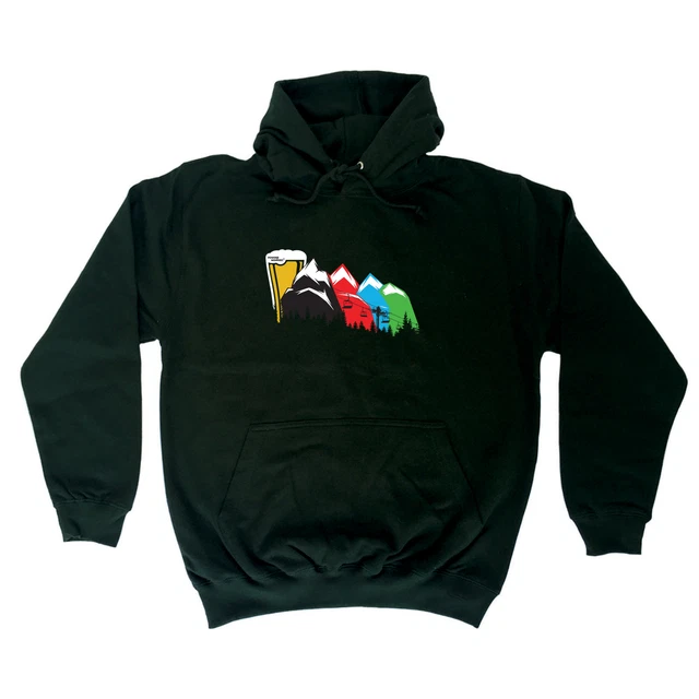 Skiing Pm Ski Lift To Beer - Novelty Mens Womens Clothing Funny Hoodies Hoodie