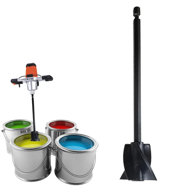Epoxy Mixer Attachment for Drill Reusable Paint Resin Mixer Paddle String AU
