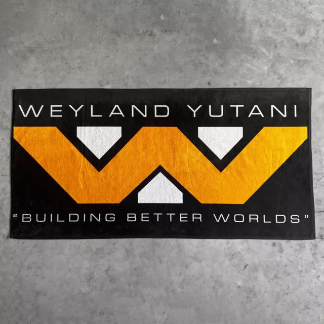 Énorme Weyland Yutani Corps Bain Serviette Aliens Nostromo Xenomorph Face-Hugger