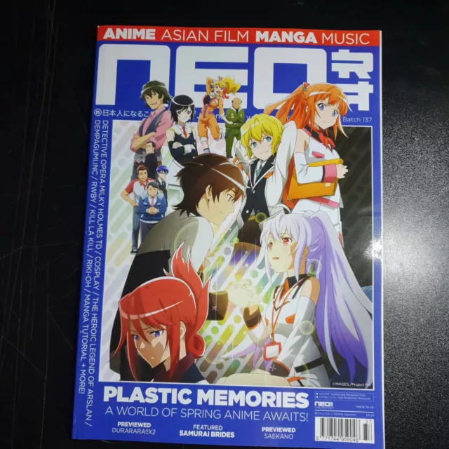 Neo Magazine Juni 2015 Anime Manga UK Nr. 138 (selten) (311) Durarara!!X2