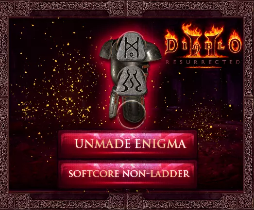 D2R Diablo 2 Resurrected Softcore NON-Ladder Enigma MP Fast delivery