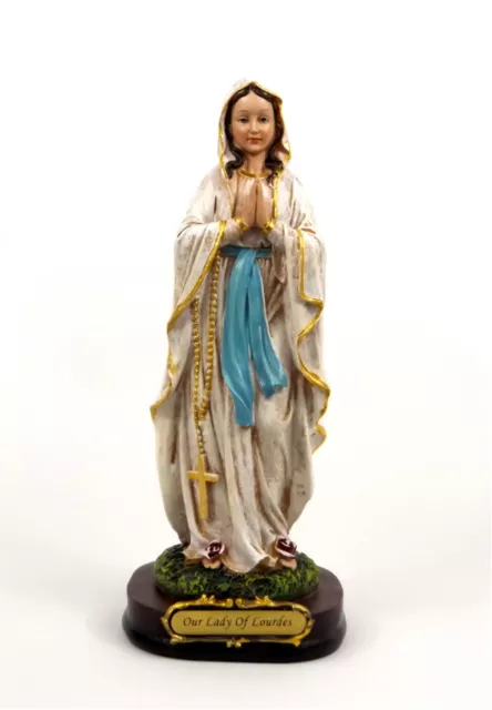 Heilige Madonna Maria Lourdes Mutter Gottes Deko Figur Skulptur Statue Kruzifix