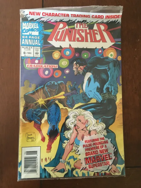Punisher Annual # 6 Nm Sealed Newsstand 1St Eradikation Marvel Comics 1993