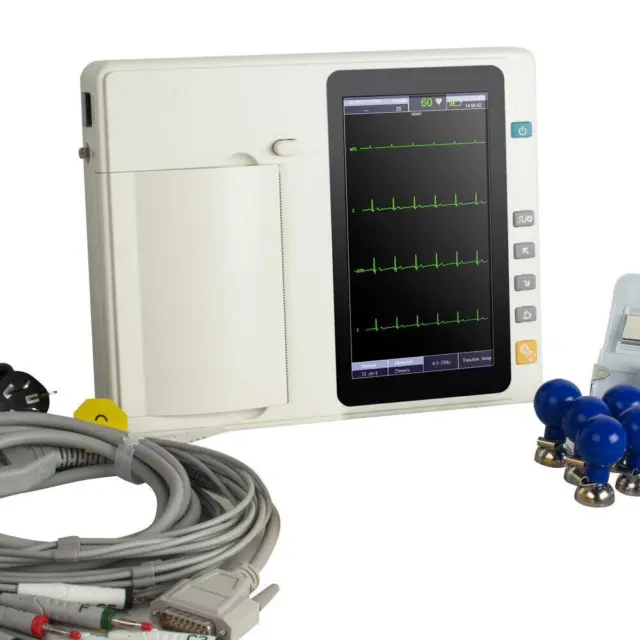 New Touch 12 lead 6 Channel Hospital Electrocardiography Digital ECG EKG Machine