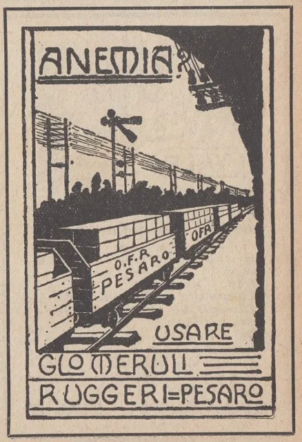 Z2736 Glomeruli RUGGERI - Pesaro - Vintage advertising - 1923 vintage...