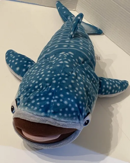 Disney Store Finding Nemo Dory DESTINY Shark  Whale Plush Stuffed Animal Toy 22”