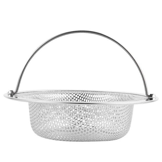 Tahbarshi Filtres D'évier 2 Pièces - Crépine De Vidange En Inox Avec Poignée Relevable - 11 Cm