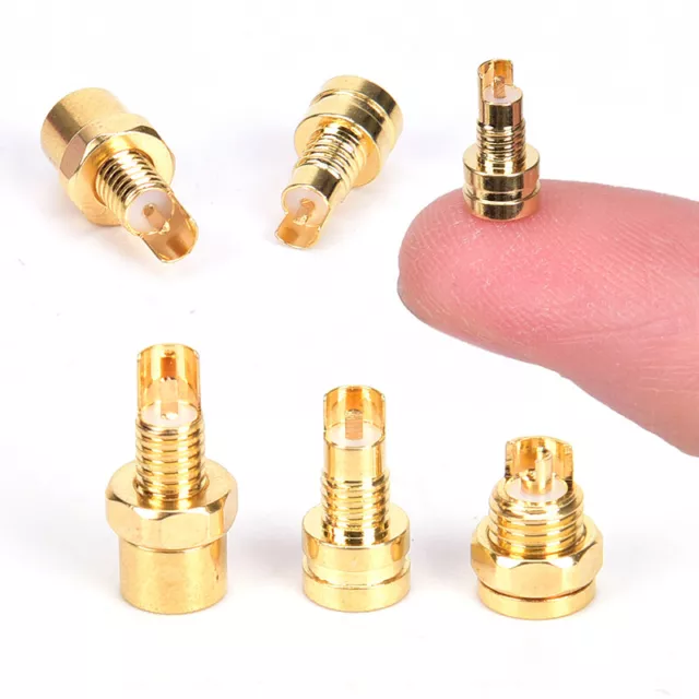 1pc MMCX Female Solder Wire Connector PCB Mount Pin IE800 DIY Audio Plug Adap-f`