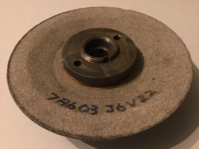 6” Norton Grinding Wheel & 2-1/2” Hub Adapter L.H. 1” I D Machinist Grinder