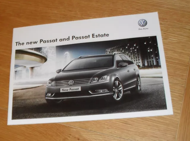 Volkswagen VW Passat Saloon Estate Brochure 2011 1.4 1.8 1.6 2.0 TDI S SE Sport