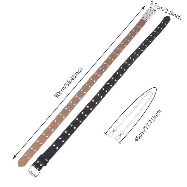 Fashion Children Kids Solid Color Belt Unisex Hollow Out Small Holes Belts Boys 3