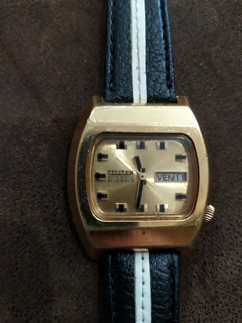 Montre Vintage Automatique LIP DAUPHINE - Boîtier Doré, Cadran Blanc - Mécanique - Occasion Fonctionnelle