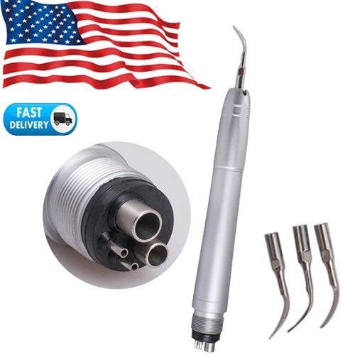 Pro Dental Cleaning Air Scaler Handpiece - Ultrasonic Scaling Hygienist/Dentist