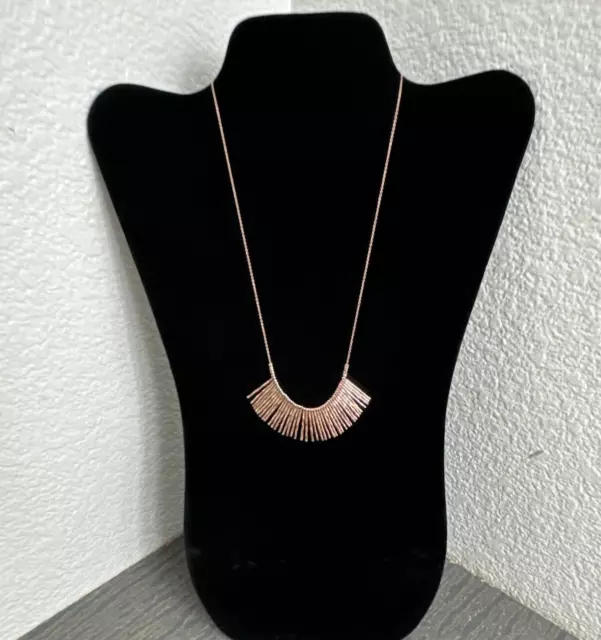 Gorjana Kylie Fan Rose Gold Necklace 2