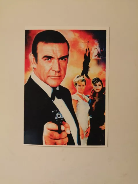 007 Never Say Again James Bond Sean Connery Film Poster Promotional Postcard