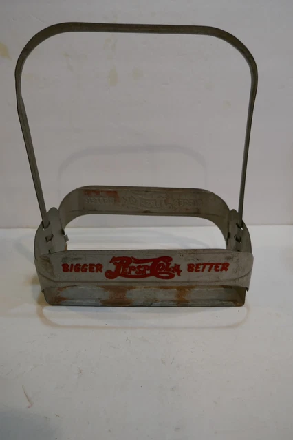 Porte-bouteilles Vintage Pepsi Cola Double Point - Lot De 6 Pièces En Métal - Occasion