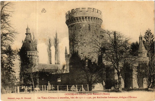 CPA CONDÉ-sur-ITON pres BRETEUIL (478280)