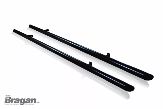 Side Bars For Volkswagen Caddy Maxi 2010-2015 Van Stainless Steel Skirts - BLACK 2