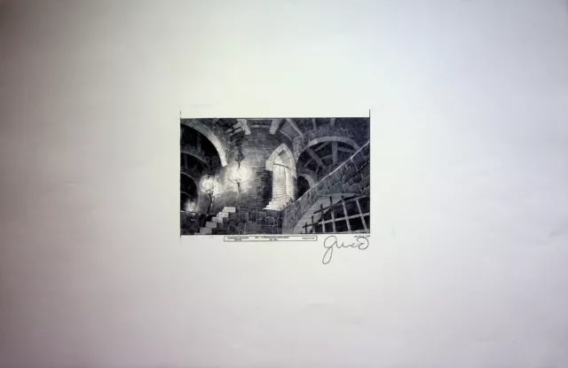 Pocahontas II New World SIGNED Dennis Greco Production Background Layout Copy