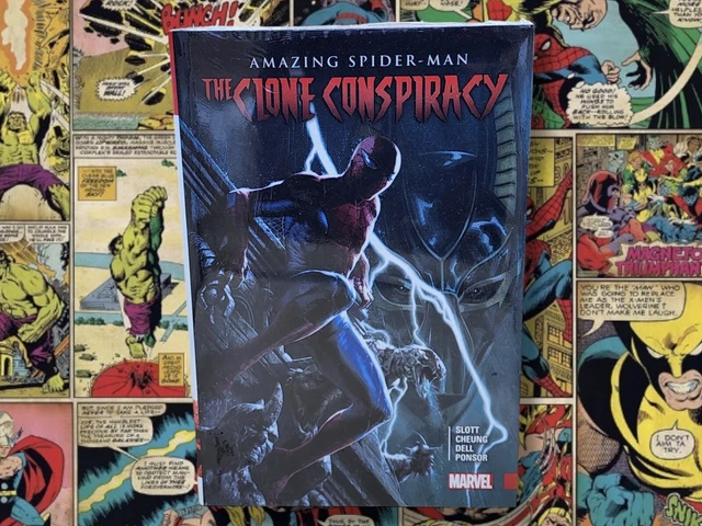 2017 Amazing Spider-Man The Clone Conspiracy Hardcover Book NEW Factory Sealed!