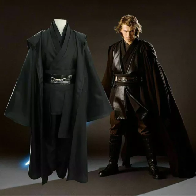Star Wars Jedi Cosplay Costume Knight Anakin Skywalker Darth Vader Sith Adult