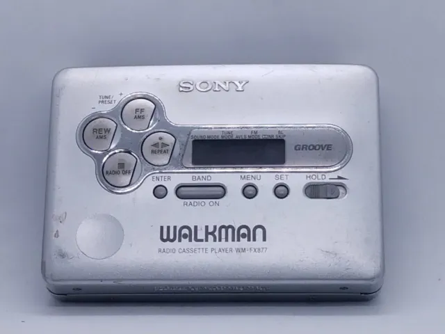 Sony WM FX 877 Walkman Cassette Player Radio fonctionne moteur tourne pour...