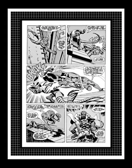 John Romita Amazing Spider-Man #45 Rare Production Art Pg 14 Monotone