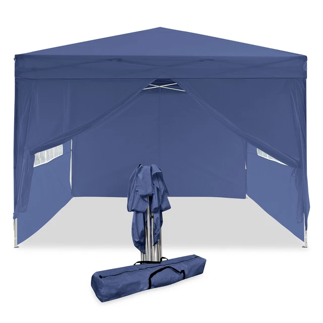 3x3m Pavillon Wasserdicht Faltpavillon Pop-Up Partyzelt Gartenzelt UV Schutz 50+