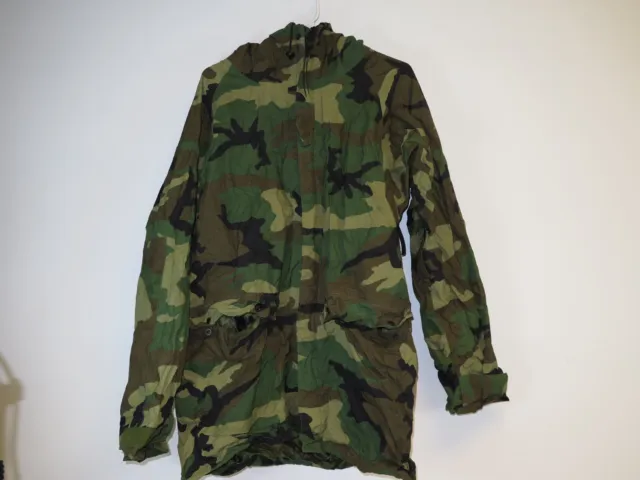 Military Surplus Orc Industries Improved Rainsuit Parka Jacket Woodland Small S
