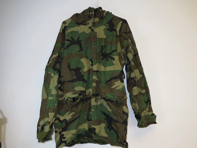 Military Surplus Orc Industries Improved Rainsuit Parka Jacket Woodland Small S Military Surplus Orc Industries Improved Rainsuit Parka Jacket Woodland Small S