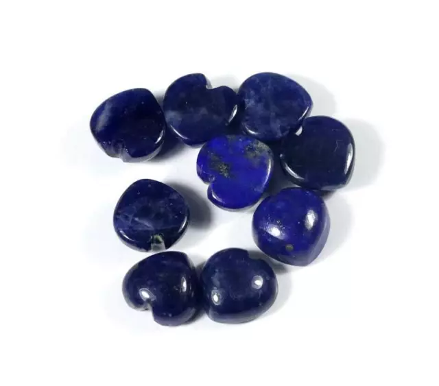 Natural Lapis Lazuli Heart Shape Carving 11mm to 15mm Cabochon Loose Gemstone