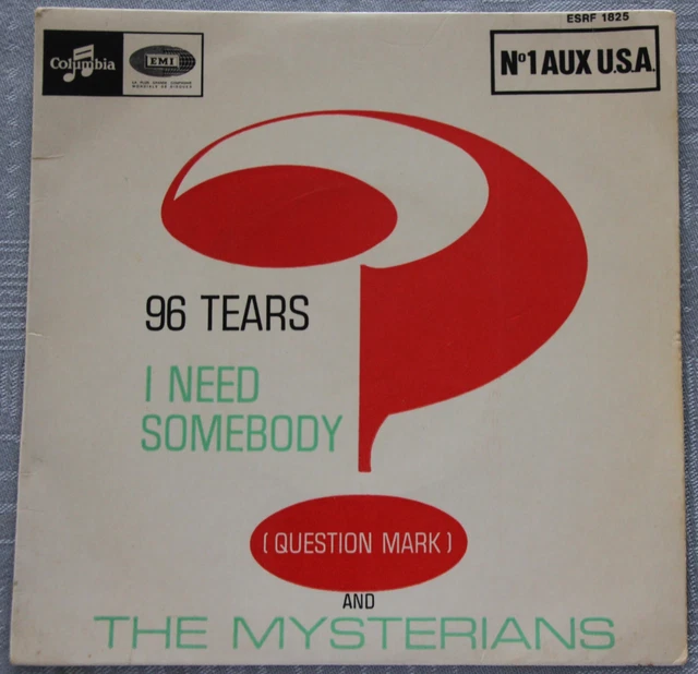 French Ep Question Mark And The Mysterians 96 Tears 3 Vgvg 1966 