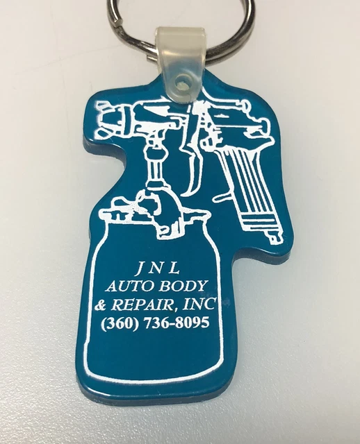 CENTRALIA WA JNL Auto Car Body Repair Collision Service Keychain Key ...