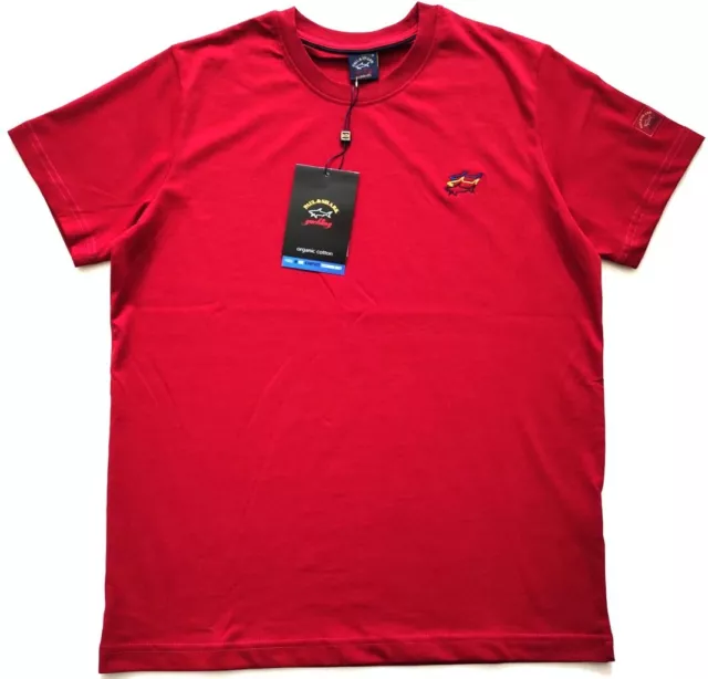 Mens PAUL&SHARK Red T-shirt Size 2XL