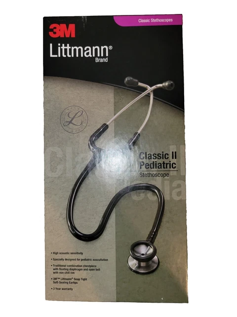 3M Littmann Classic II Pediatric Stethoscope Raspberry