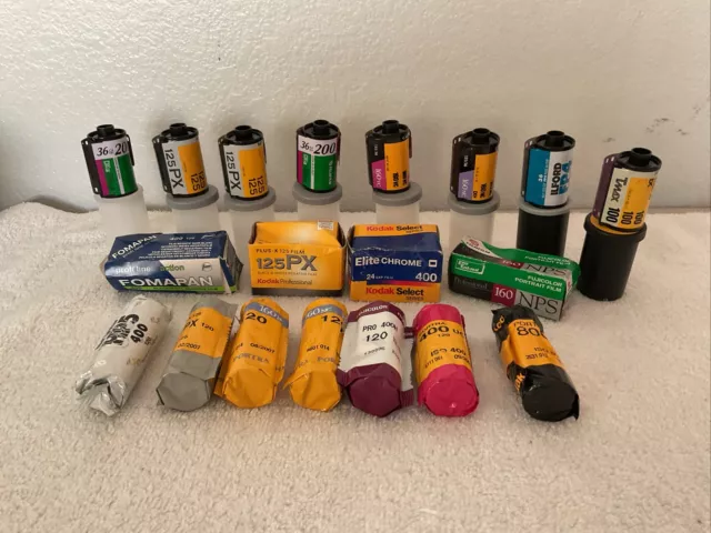 Film Lot-19 Rolls Kodak, Fujicolor & More