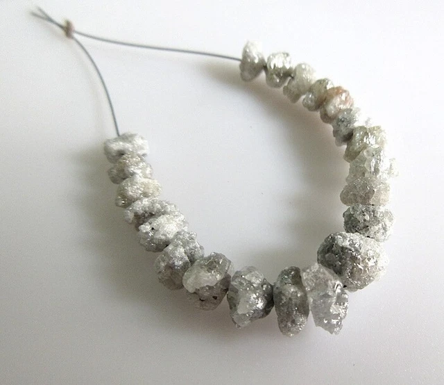 Diamant Brut Naturel Gris-noir 1,70 Carats - Non Taillé, Origine Inde/Afrique - Pour Collection