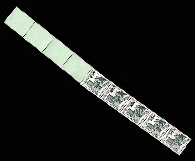 Bund Rollenmarke B & S 230 Pfg MiNr. 999 Rollenende 5+4 helltürkis postfrisch