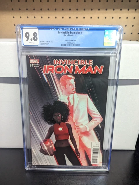 Invincible Iron Man #1 CGC 9.8 Dekal 1:25 Variant Ironheart Riri Williams 2017