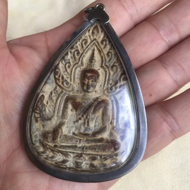 Antique 20TH CENTURY old Thai Amulet Southeast Asia aac treasure