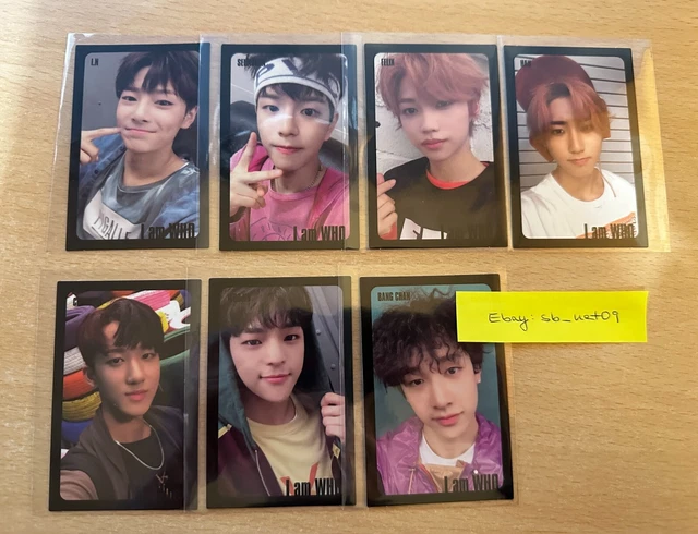 STRAY KIDS (SKZ) 'I am Who' Photocard / Official Pc [Black Border] EUR  18,00 - PicClick IT