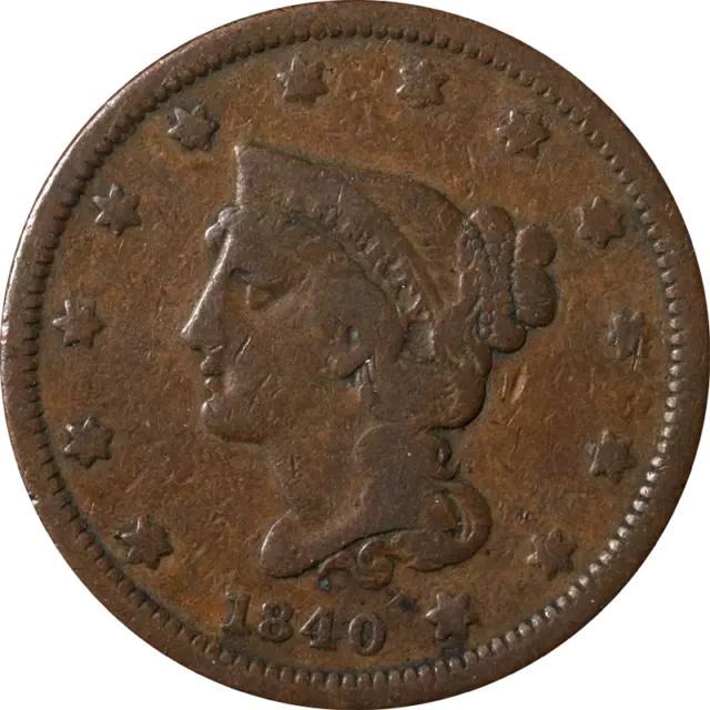 1840 Large Cent - Small Date Great Deals From The Executive Coin Company