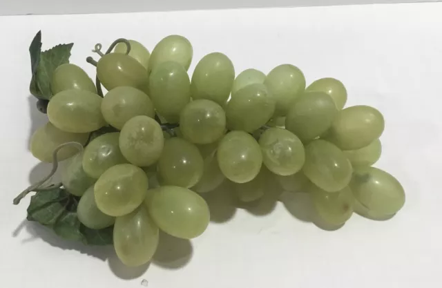 Green Grapes- Faux Display Plastic Fruit Realistic Food  8.5” Length 3