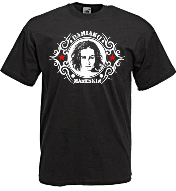 T-shirt unisex maglietta Damiano Maneskin musica rock