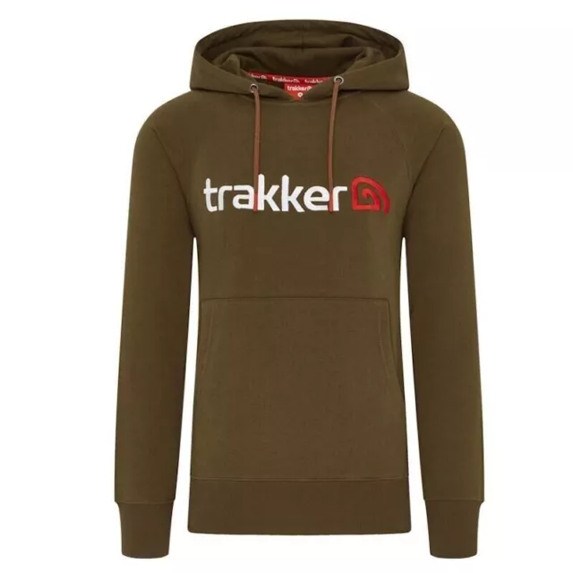 Trakker CR Logo Hoody Green Carp Fishing Clothing - All Sizes