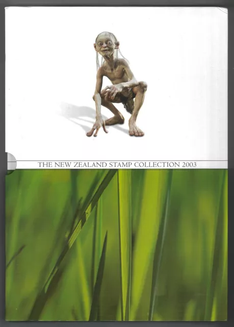 New Zealand 2003 Stamp Collection in 65-page Year Book Catalogue Value $140 MUH