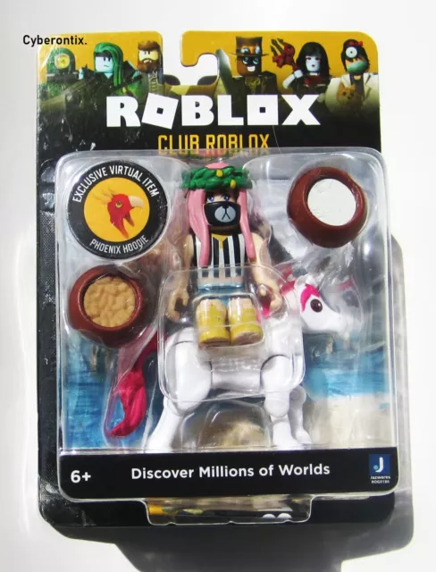 Roblox CLUB ROBLOX 2.5 In GIRL Figure Pink HAIR MASK with Unicorn