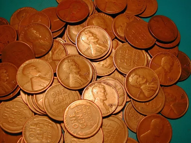LINCOLN WHEAT CENT PENNY ROLL mixed twenties, ALL MINTMARKED!! D&S MINTS ONLY!
