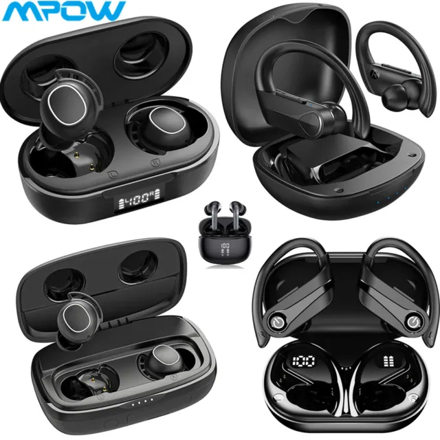 MPOW Bluetooth TWS Earphones Wireless Earbuds Headphones Headset Sports Running