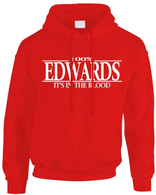 Edwards Surname Men's Hoodie Funny Name Family Hooded Sweatshirt Gift Hoody